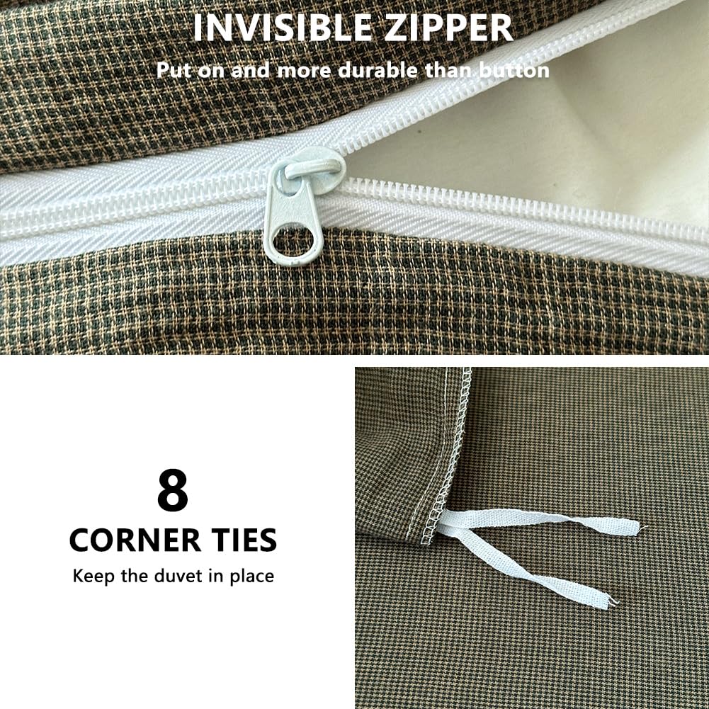 100% Funda de Edredón de Algodón Muselina Texturizado - Imagen 8