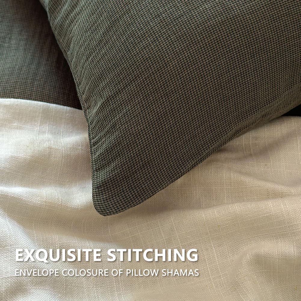 100% Funda de Edredón de Algodón Muselina Texturizado - Imagen 7