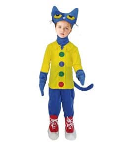 Disfraz de Gato Azul para Niños con Zapatos Rojos de