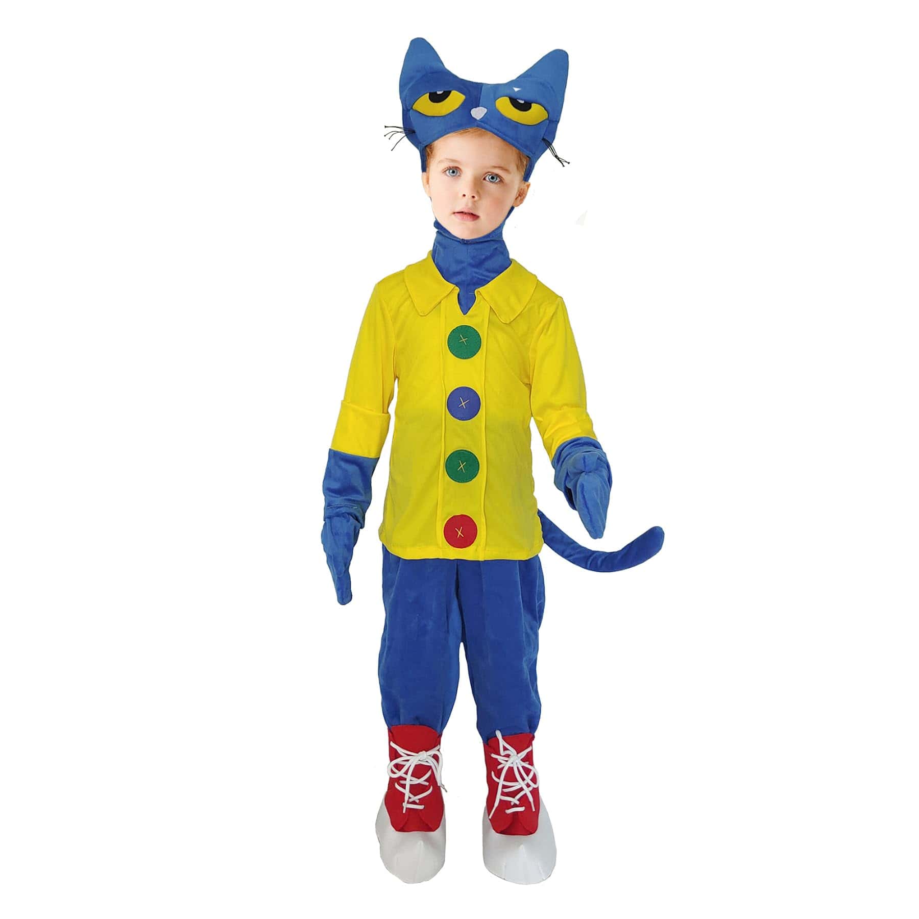 Disfraz de Gato Azul para Niños Peeteer052904, Grande