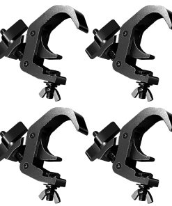 4Pack Ganchos de Abrazadera para Luces de Escenario