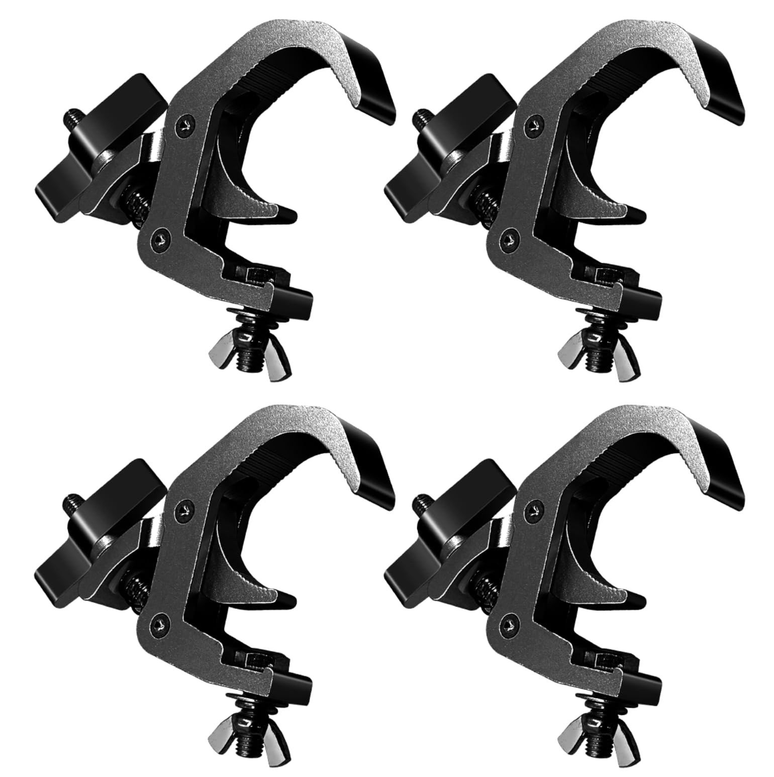 4Pack Ganchos de Abrazadera para Luces de Escenario