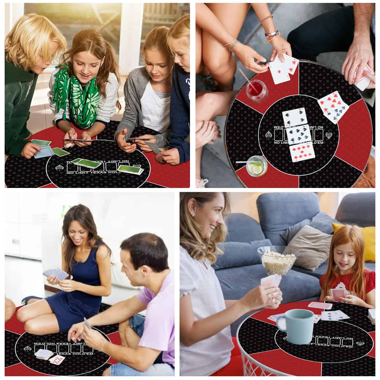 Tapete de Póker Redondo LERYG, 39/47/55/63 Pulgadas 6-10 - Imagen 8