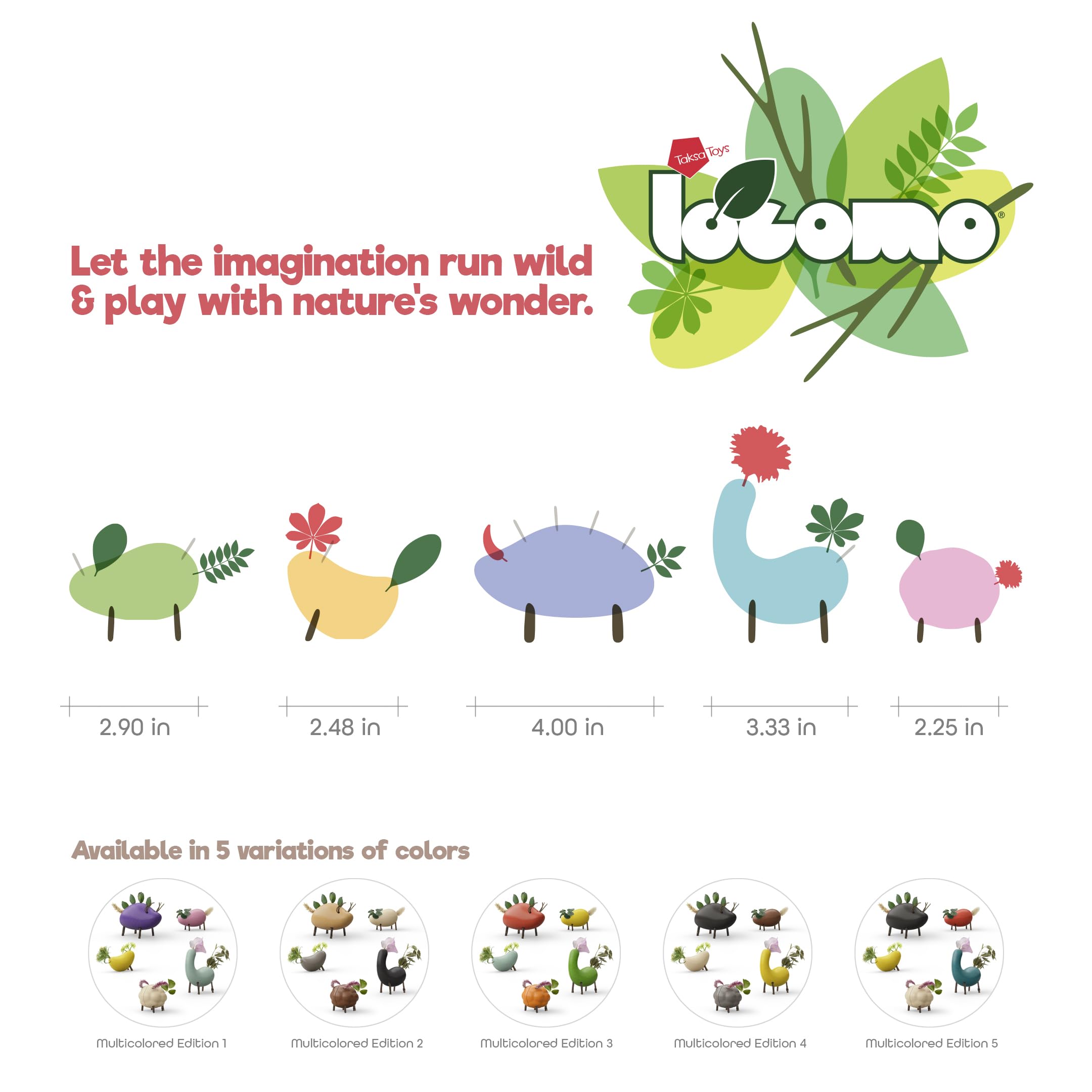 Taksa Toys Locomo Friends I Figuras de Juego al Aire Libre - Imagen 7
