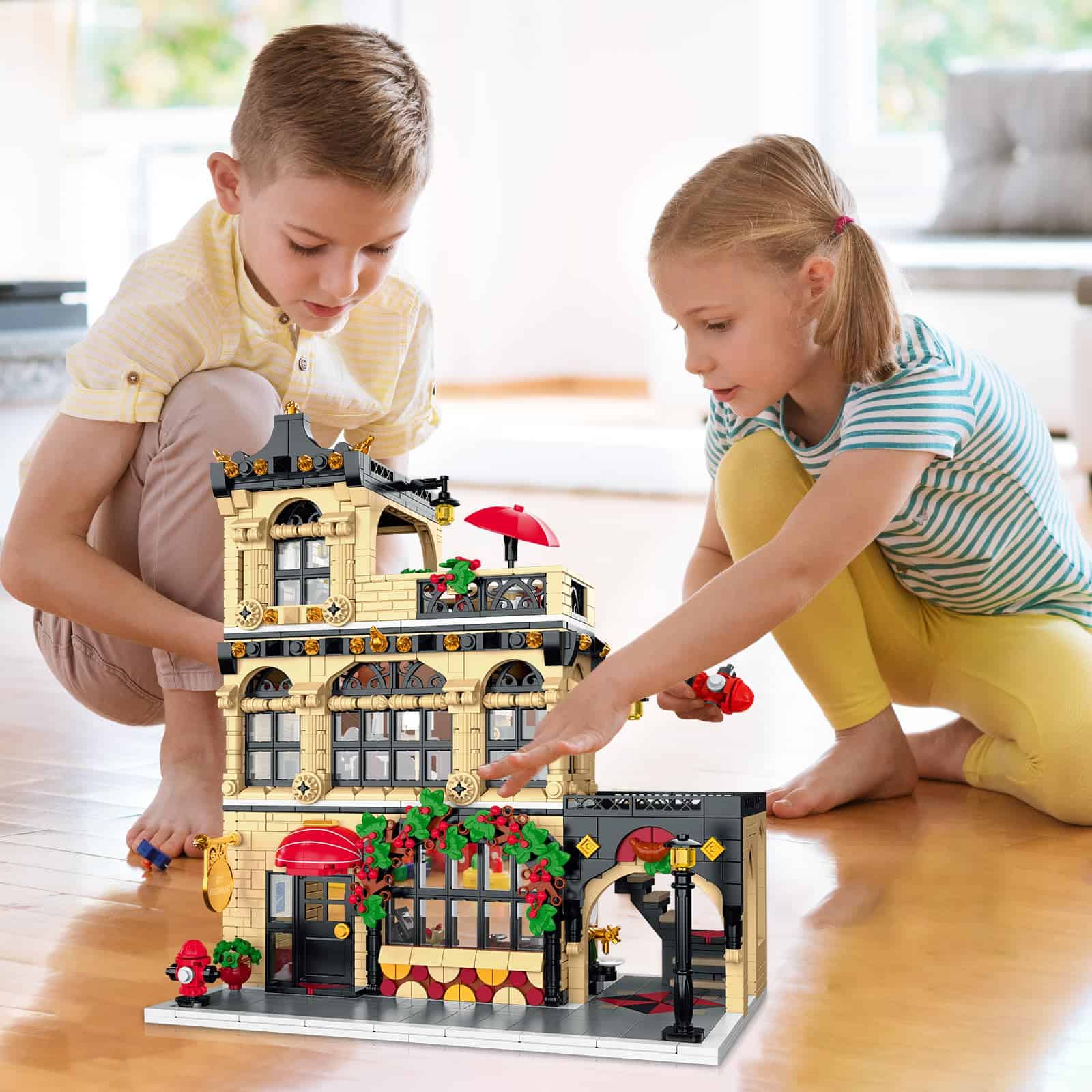 Kit de construcción de arquitectura de restaurante urbano - Imagen 7