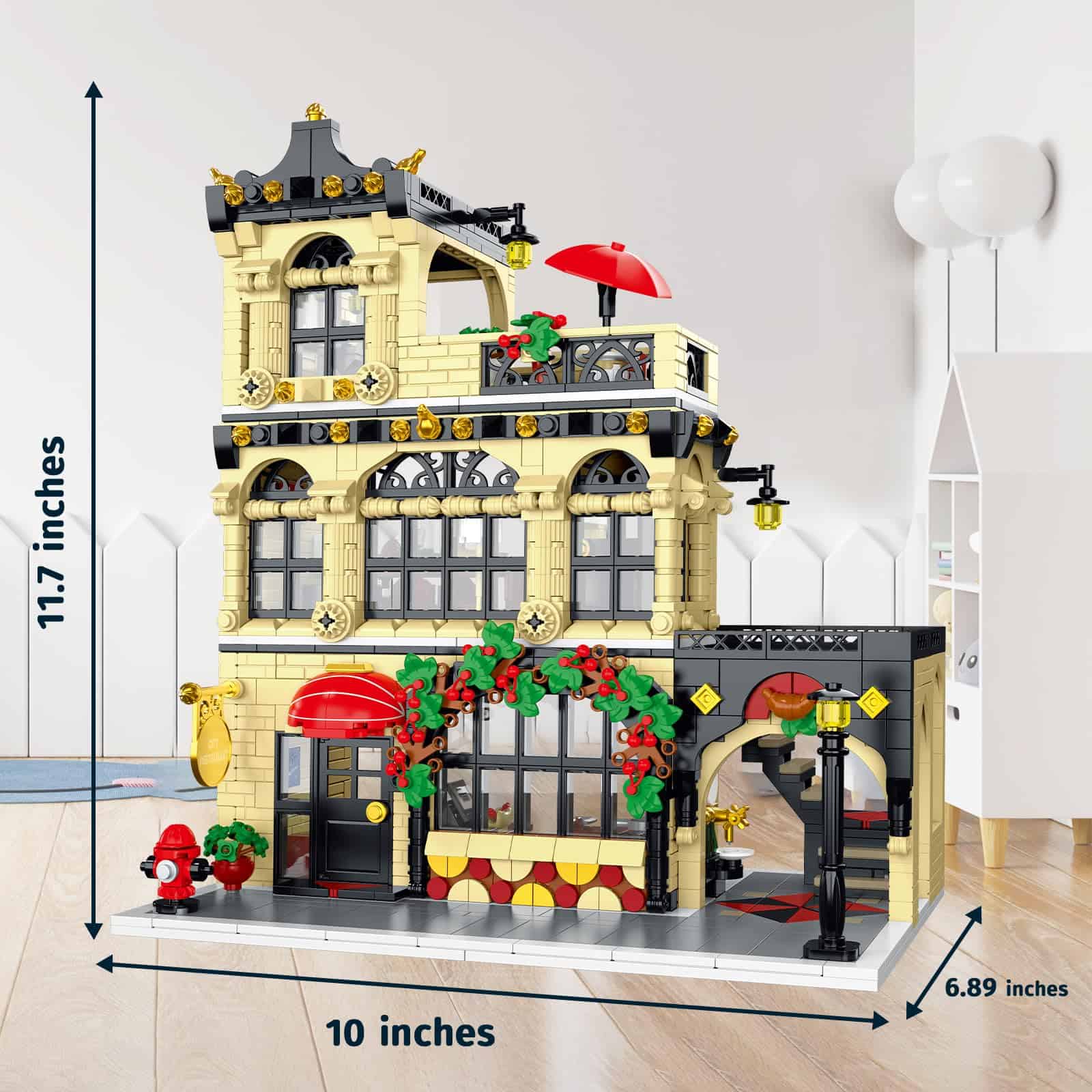 Kit de construcción de arquitectura de restaurante urbano - Imagen 3