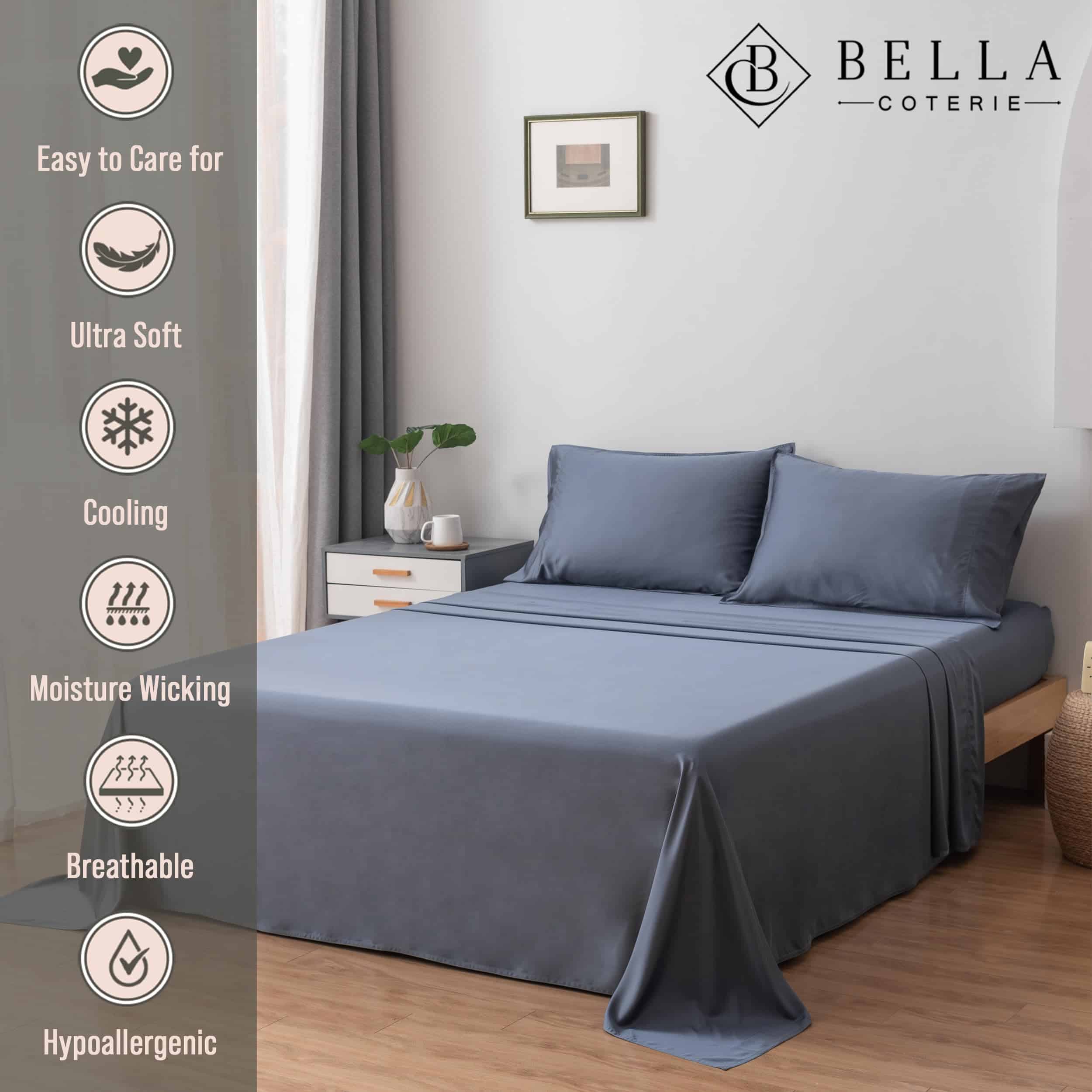 Juego de sábanas de lujo para cama individual Bella Coterie - Imagen 3