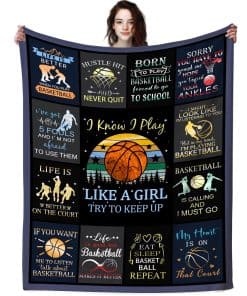 Manta de Baloncesto Norkobay Regalos de Baloncesto para