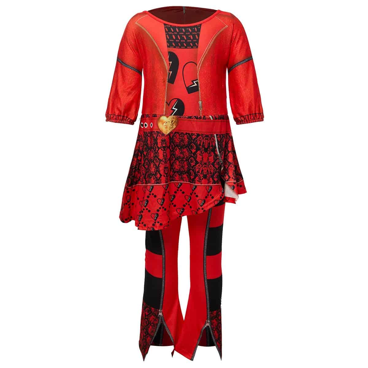 Disfraz Rojo para Niñas Niños Auge de la Princesa Roja