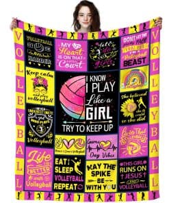 Manta de Voleyball DizoGoGo Regalos para Niñas Mujeres