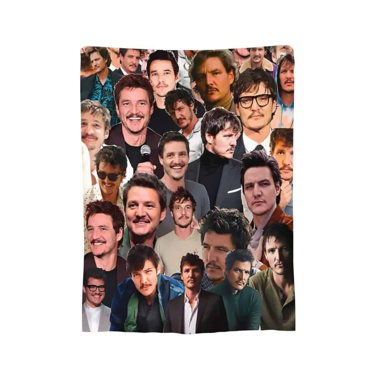 Manta Pedro Pascal 60"X50", Manta de Franela Suave Cálida - Imagen 10