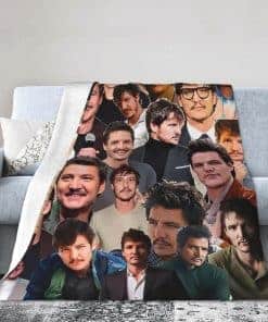 Manta Pedro Pascal 60"X50", Manta de Franela Suave Cálida