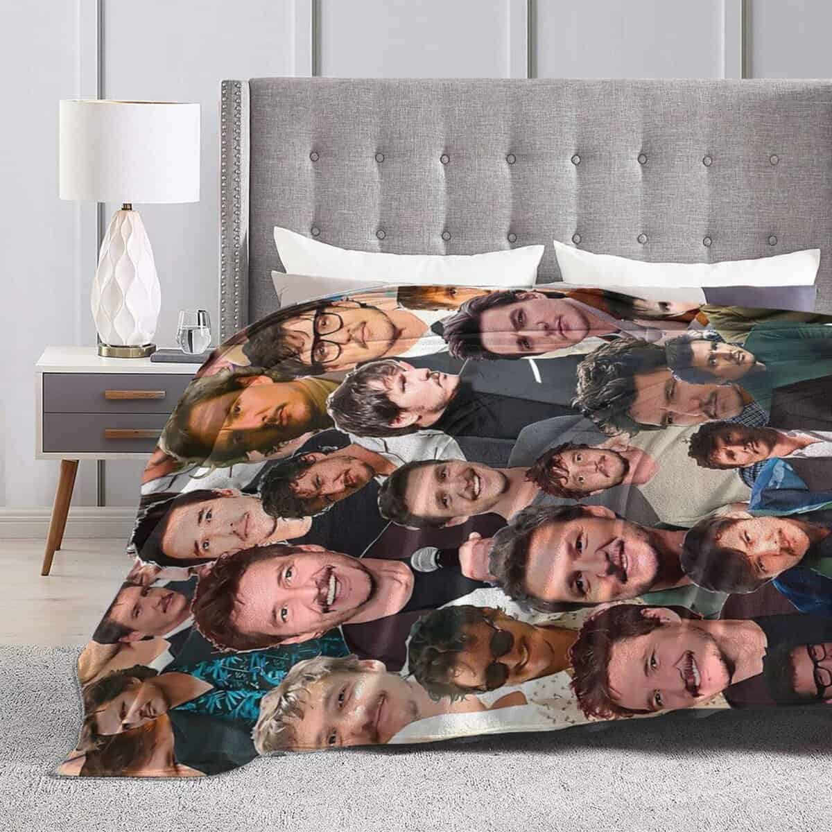 Manta Pedro Pascal 60"X50", Manta de Franela Suave Cálida - Imagen 5