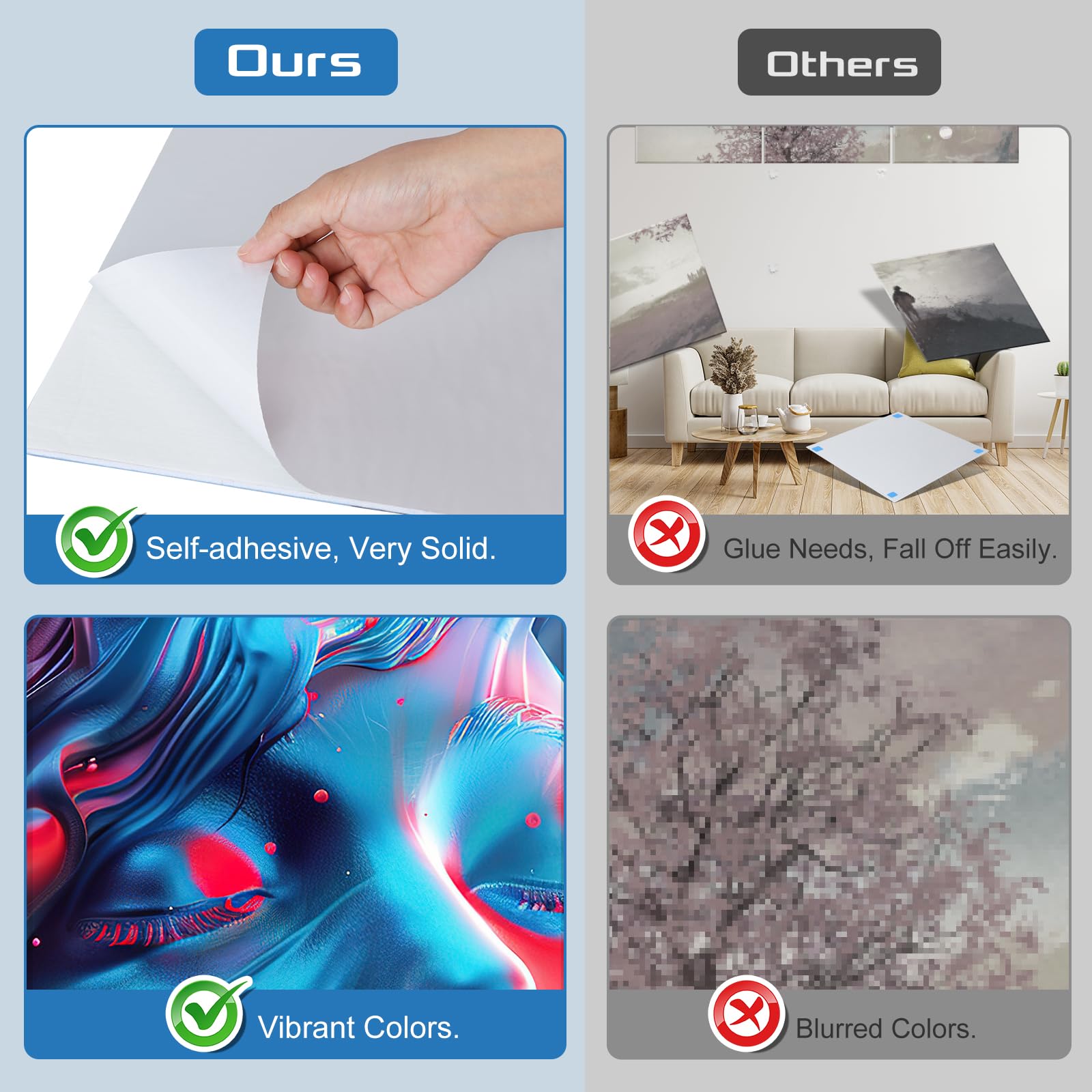HIRESC 6 Pack Paneles Acústicos de Espuma - Incluido - Imagen 9
