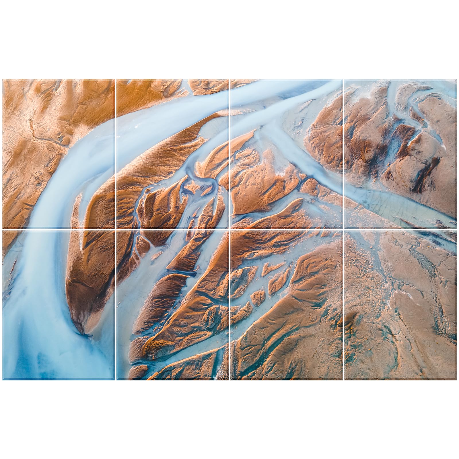 HIRESC 8 Pack Paneles Acústicos de Espuma -Roca y Río