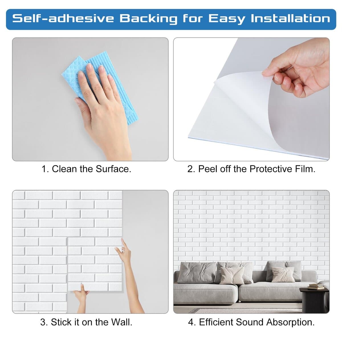 Panel Acústico HIRESC de 12 Piezas Absorbente de Sonido 12 - Imagen 7