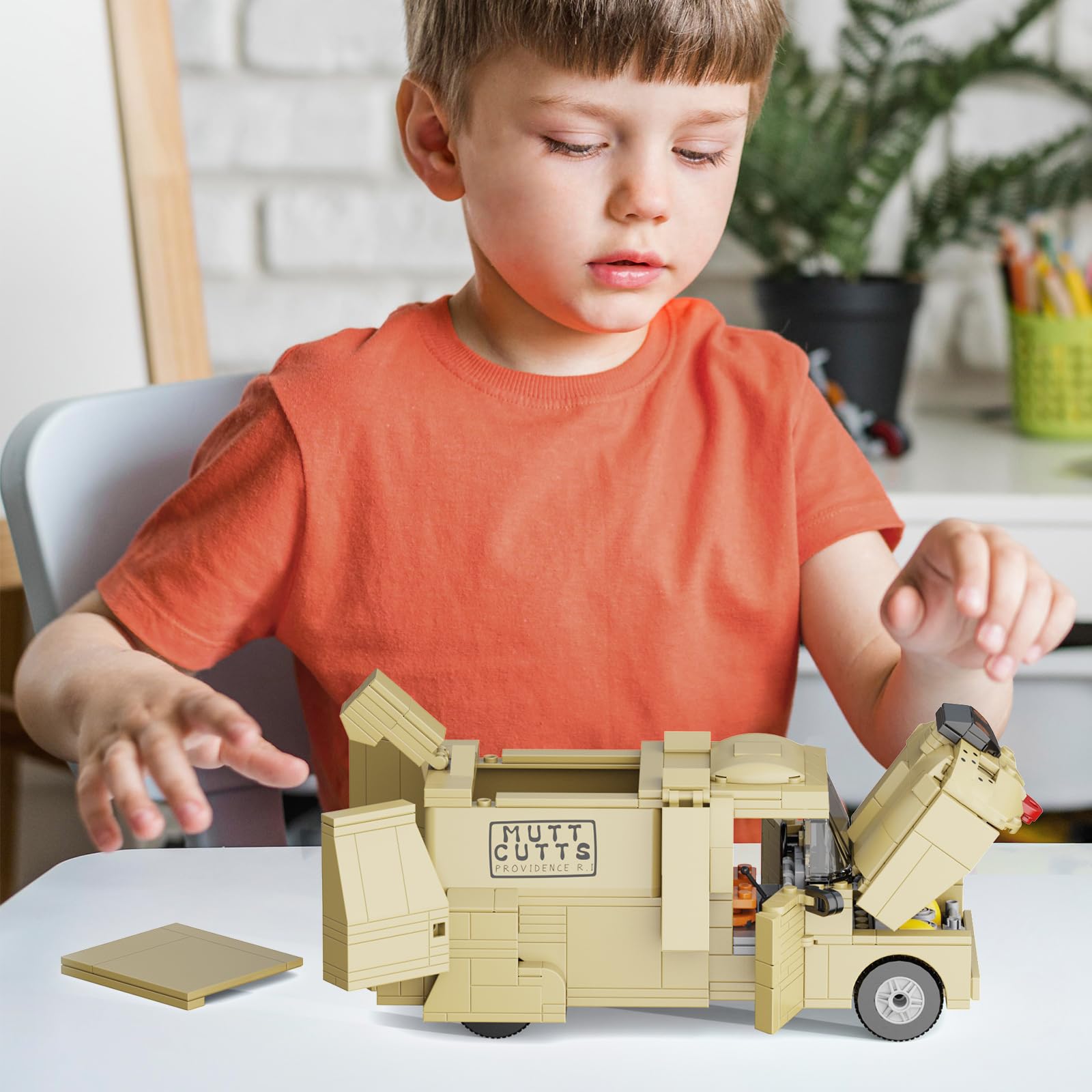 Set de Bloques de Construcción de Carrito de Dumb�s, Carro - Imagen 6