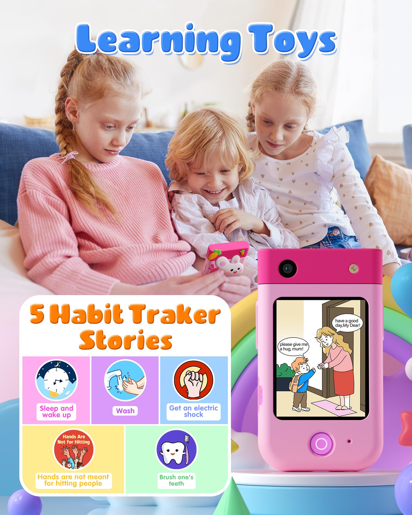 Teléfono inteligente para niños, regalo de Navidad y - Imagen 5
