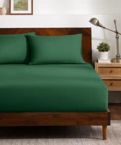 Juego de sábana ajustable Bare Home King + Fundas de