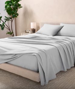 Juego de sábanas de franela Bare Home 100% algodón, suave