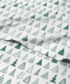 Juego de sábanas navideñas King Christmas Tree - Patrón