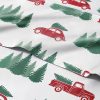 Juego de sábanas Queen Christmas Trucks - Set de lino