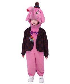 Disfraz de Elefante Rosa para Niños LENSJIN -Rosa
