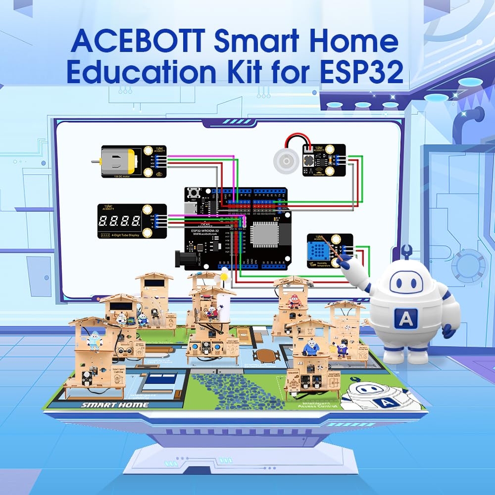 Kit de educación inteligente ACEBOTT 3 en 1 ESP32 STEM - Imagen 3