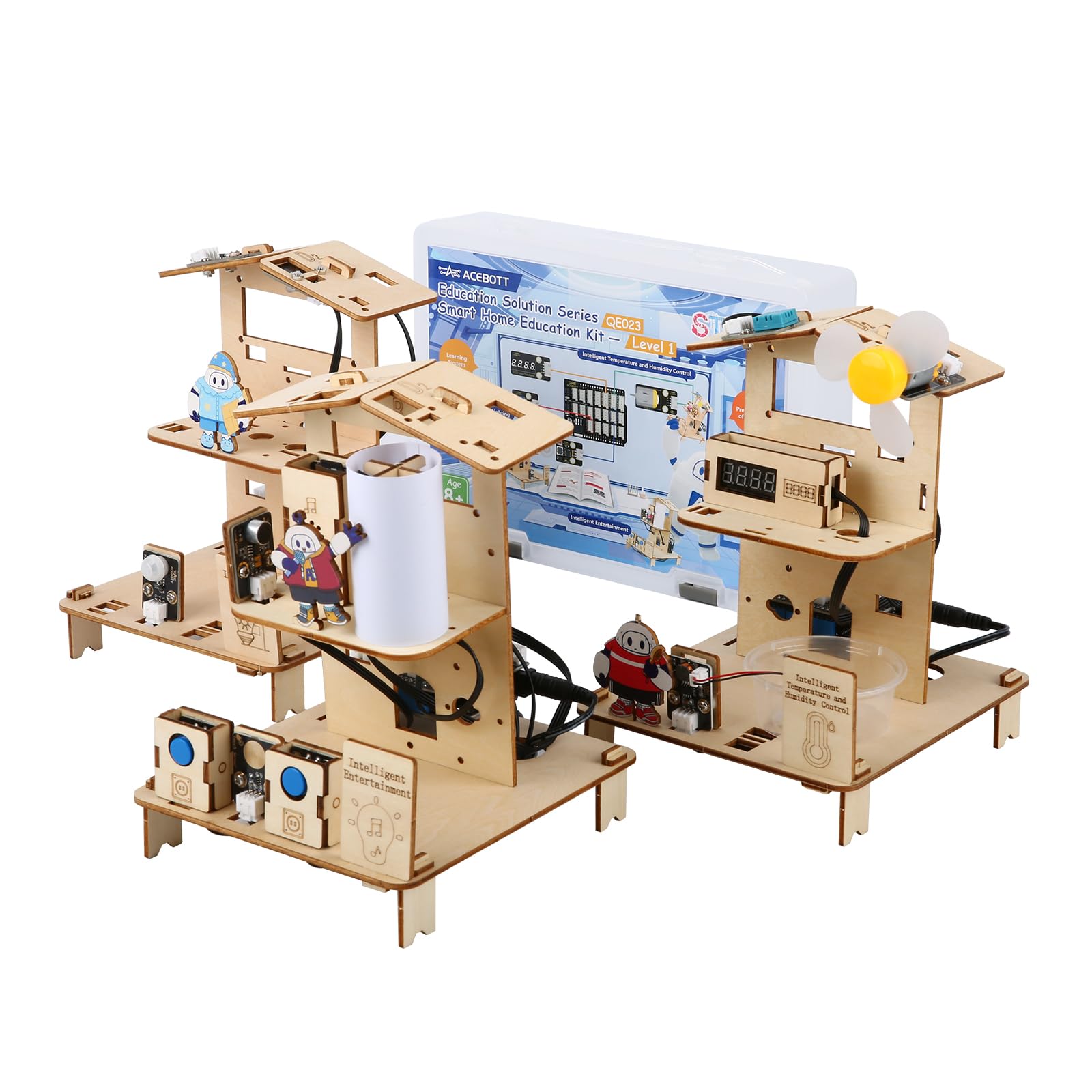 Kit de educación inteligente ACEBOTT 3 en 1 ESP32 STEM