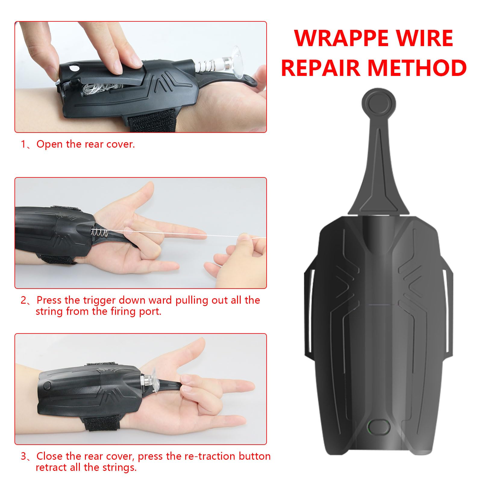 Lanzador de Telarañas KUMATER Nueva Versión, Juguete - Imagen 6