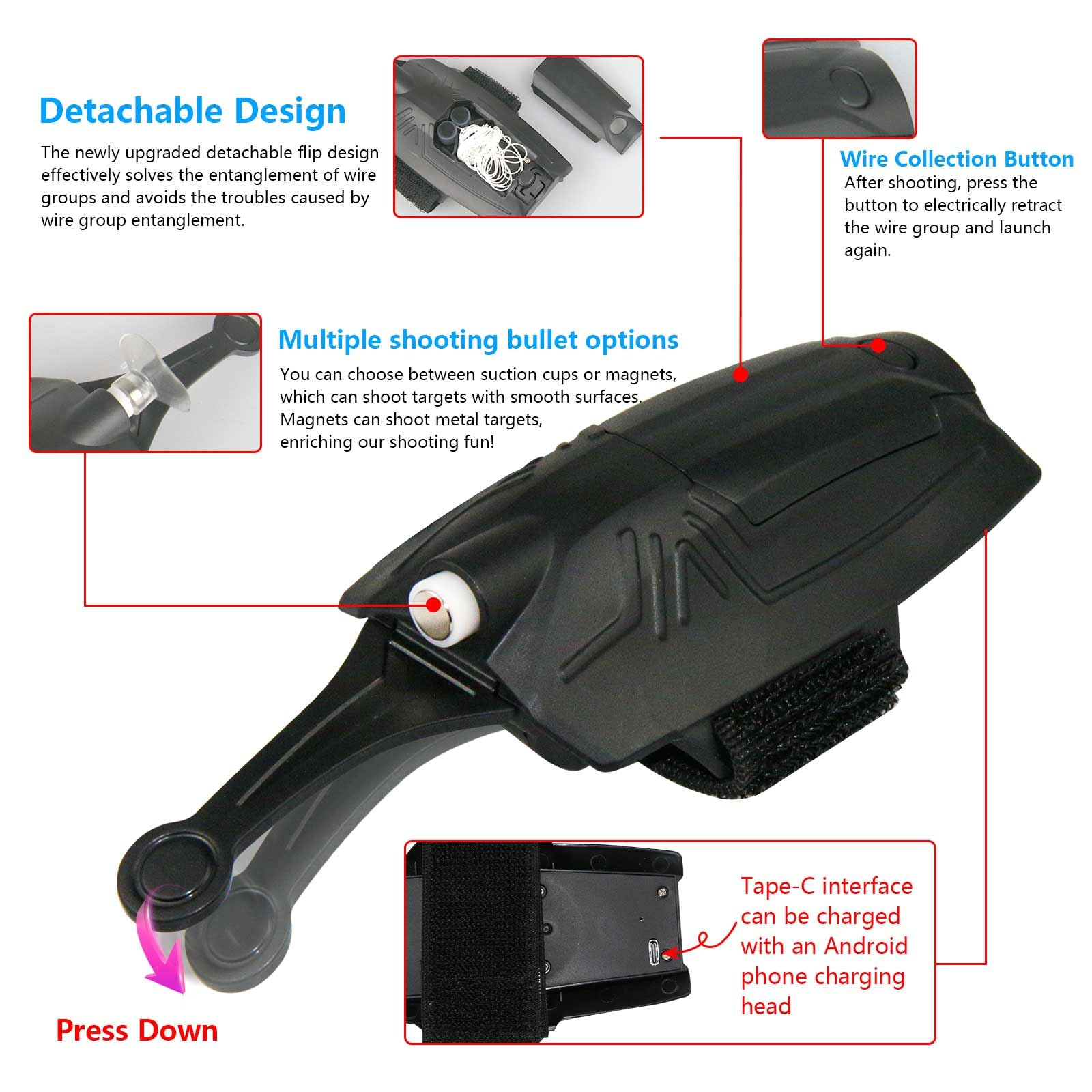 Lanzador de Telarañas KUMATER Nueva Versión, Juguete - Imagen 4