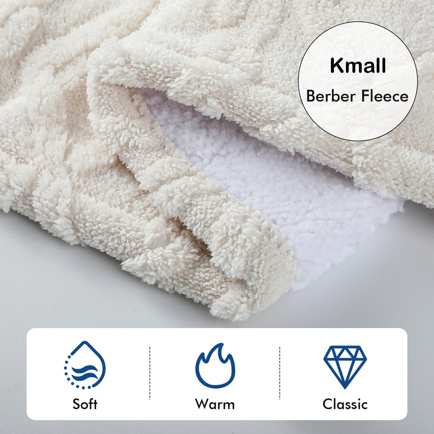 Manta Eléctrica Kmall, Manta Cálida con 5 Niveles de - Imagen 6