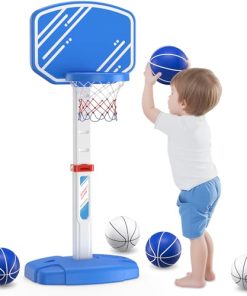 Aro de baloncesto para niños pequeños HYES, interior y