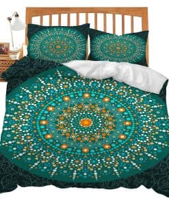 UIAMT Juego de Ropa de Cama Boho Twin Queen -Boho