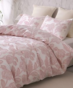 Juego de Edredón de Jacquard Recortado de Algodón Meadow