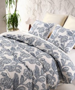 Juego de edredón de algodón jacquard recortado Meadow Park