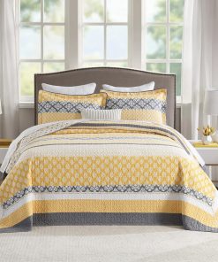 Colcha de cama extragrande de 120"x120" de algodón para