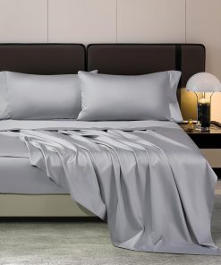 Juego de Sábanas Arianaut King Size Gris Claro 1000 Hilos