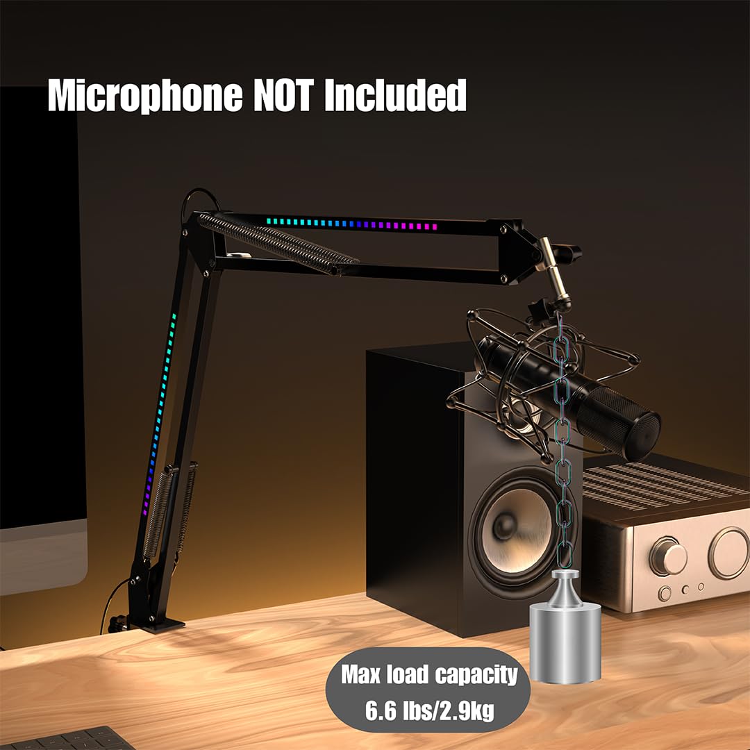 Brazo de Micrófono SIMPLURFI RGB, Soporte de Micrófono - Imagen 7