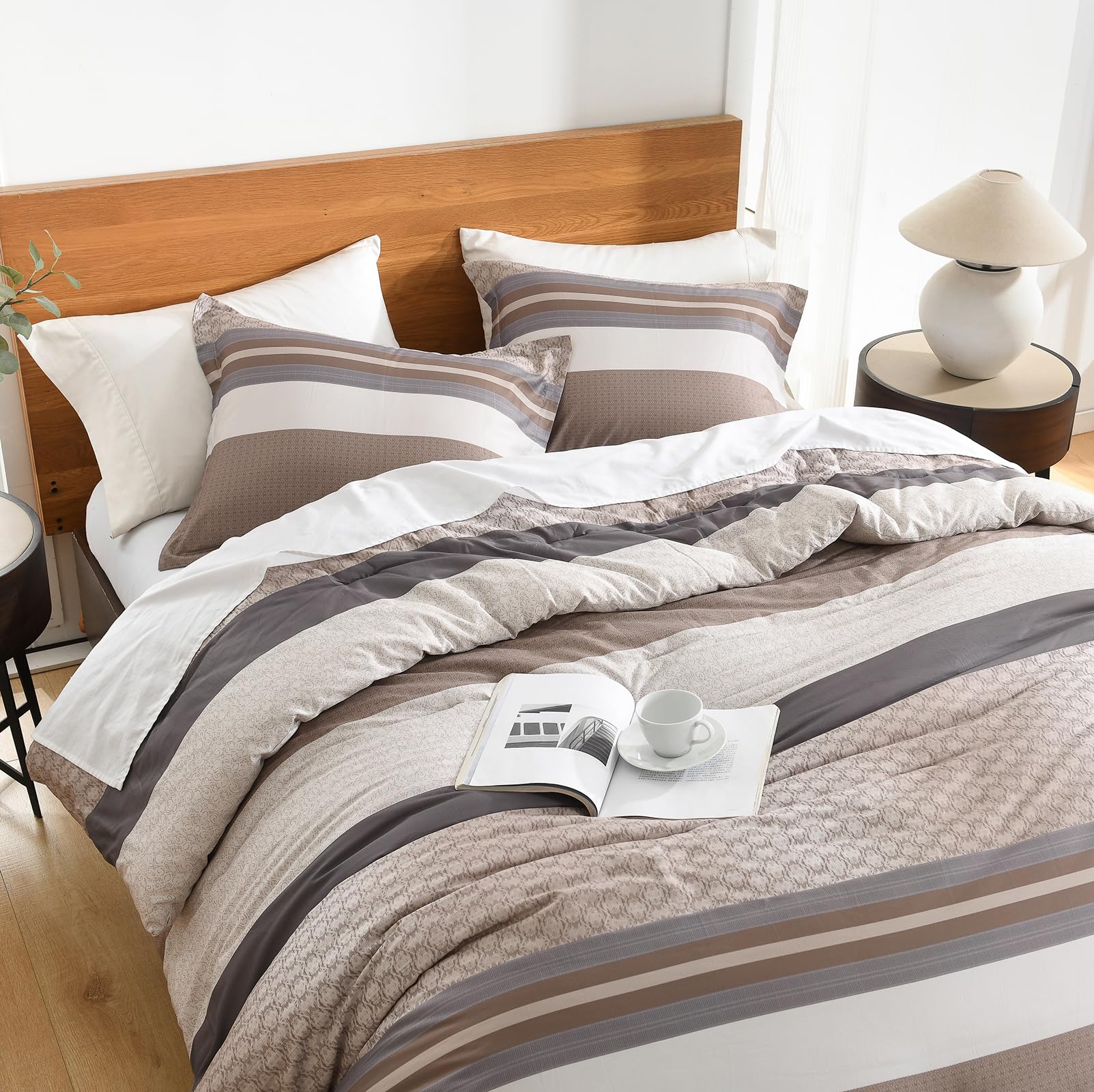 Juego de Edredón de Algodón King VatinHK - Edredones King