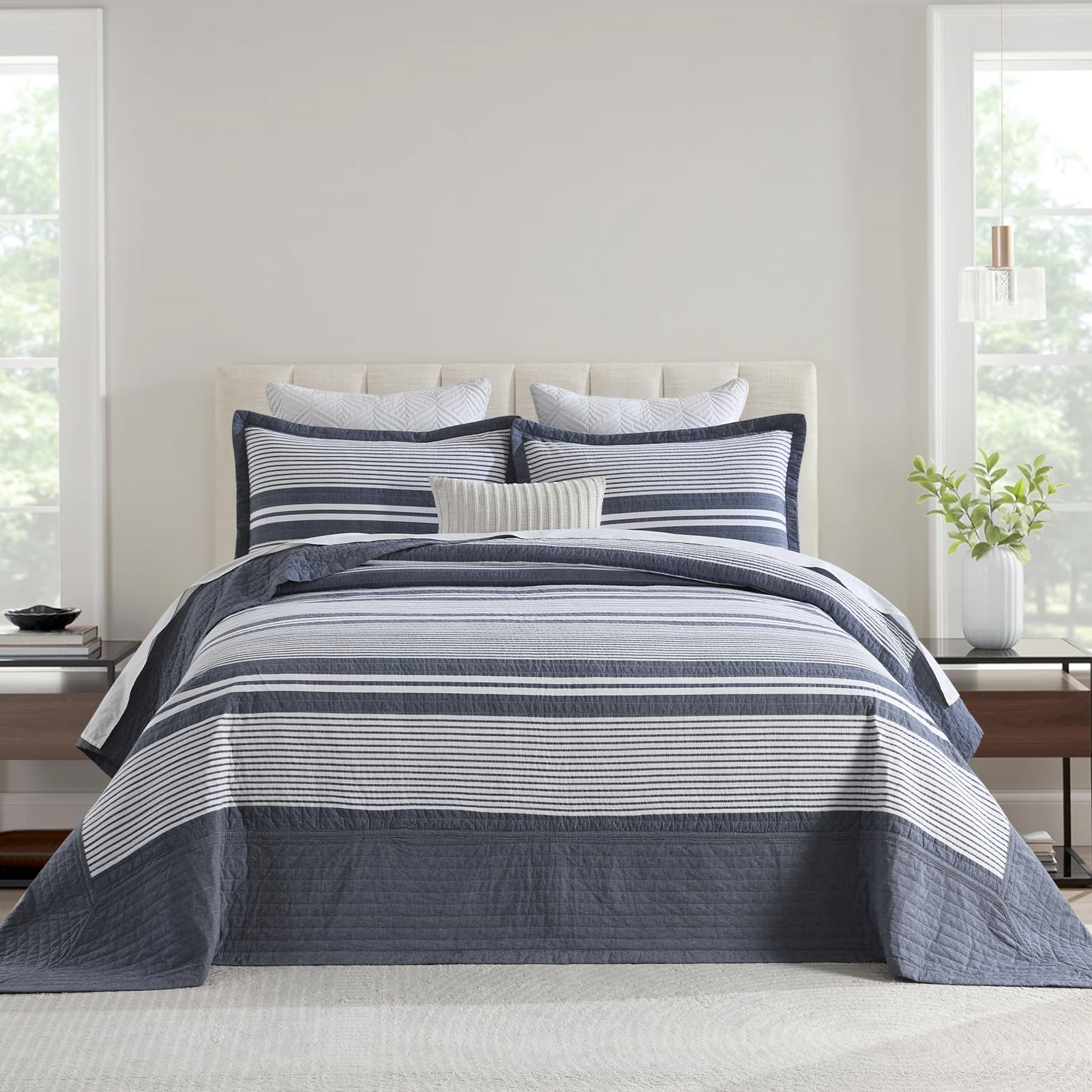 Colcha Moderna King Size DDUOXIN 120" W x120 L - 100%