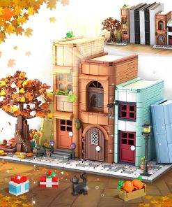 Conjunto de Bloques para Estantería de Libros para Adultos,