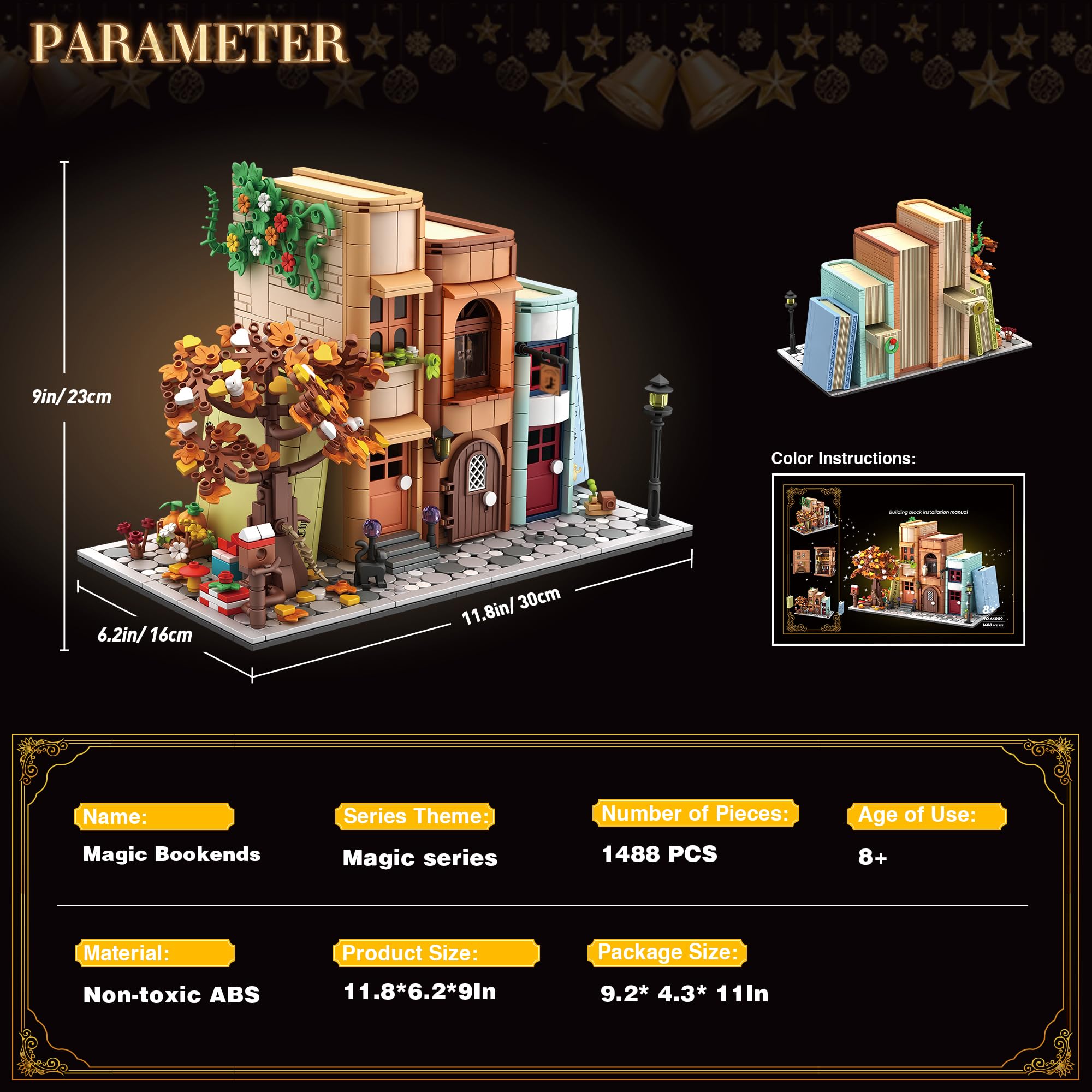 Conjunto de Bloques para Estantería de Libros para Adultos, - Imagen 6