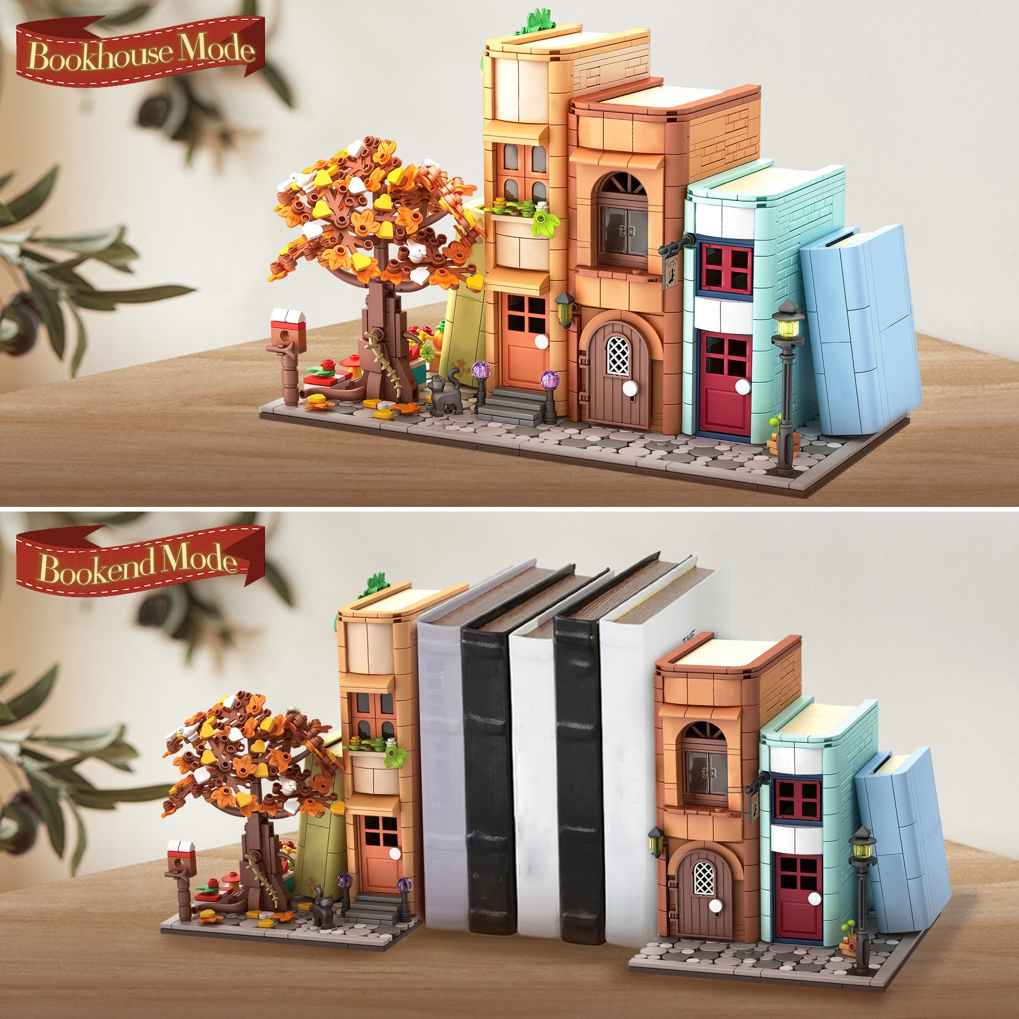 Conjunto de Bloques para Estantería de Libros para Adultos, - Imagen 3