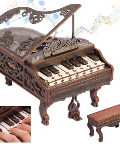 Rompecabezas de madera 3D para adultos, Modelo de piano
