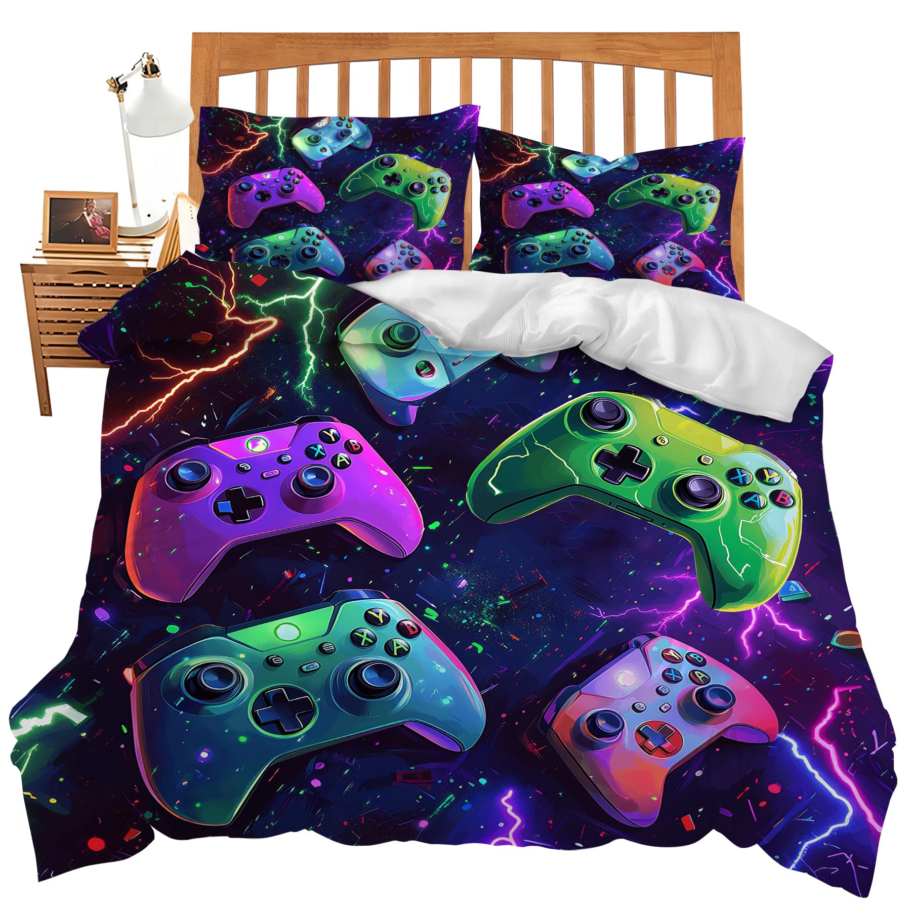 Juego de Ropa de Cama de Gaming Tamaño Twin para