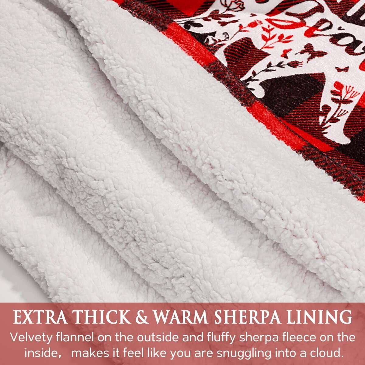 Remifa Regalos para Mamá de Hija Hijo, Mamá Oso Manta con - Imagen 8