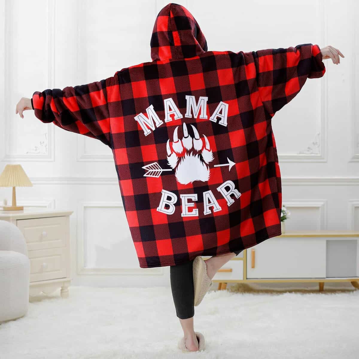 Remifa Regalos para Mamá de Hija Hijo, Mamá Oso Manta con - Imagen 10