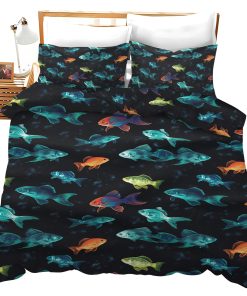 Juego de Ropa de Cama para Peces Océano Decoración de Peces