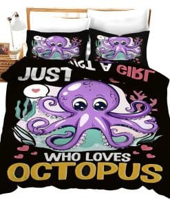 Set de Ropa de Cama Octopus SweetFox Juego de Funda de